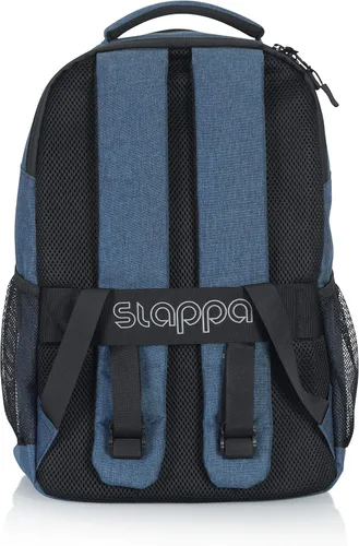 Vista 8 de Slappa Alpha Series - Mochila para laptop para videojuegos, se adapta a portátiles de hasta 15 pulgadas; azul (SL-ALPHA-LAPTOP-BP-BLU)