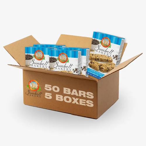 Vista 5 de Sunbelt Bakery Barras de granola masticables dulces y saladas de almendras, barras de 50-1.0 onzas (5 cajas)