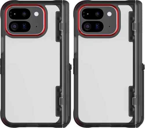 Vista 24 de Ghostek COVERT Funda transparente para Pixel 5a con diseño súper delgado y agarre seguro a prueba de golpes, protección resistente y carga
