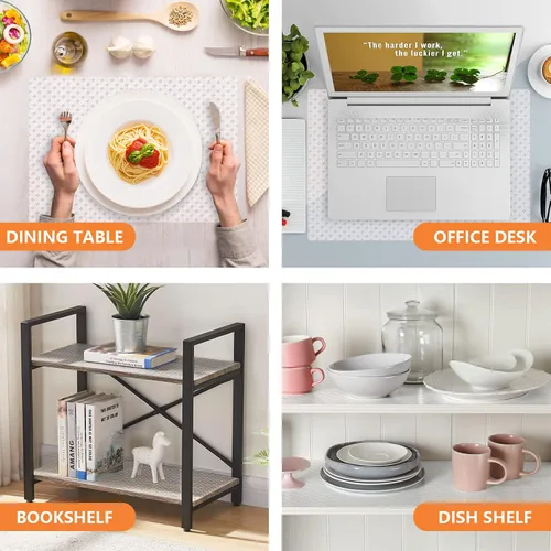 Vista 2 de Revestimientos de etilvinilacetato para armarios de cocina y refrigeradoras, resistentes al agua y al aceite, tapetes antideslizantes para cajones