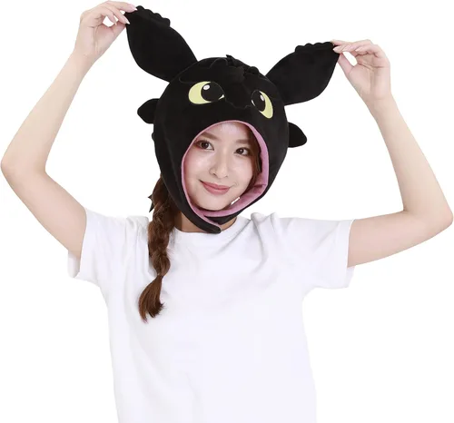 Vista 2 de SAZAC Kigurumi Hat Cómo entrenar a tu dragón Sin dientes Gorro acogedor disfraz Tamaño adulto