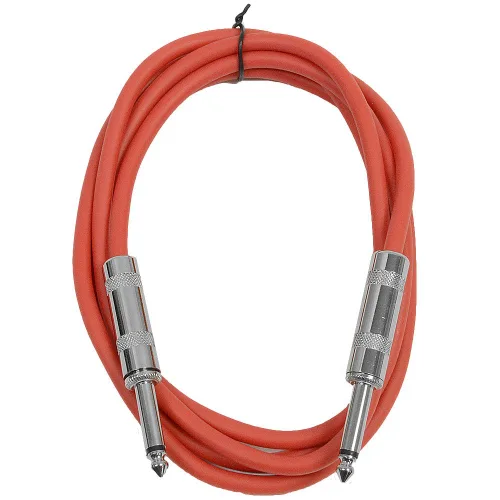 Vista 27 de Seismic Audio Cables para altavoces de guitarra, cables de guitarra TS de ¼”, negros, 2 pies