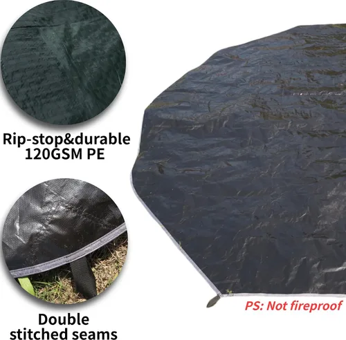 Vista 4 de DANCHEL OUTDOOR B1 Yurta portátil con huella, impermeable, 4-6 Persom Family Campana de Campana de Campamento 300D Oxford Nylon UPF50+ Protección