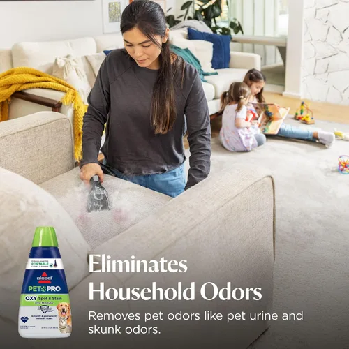 Vista 5 de Bissell PET PRO OXY - Fórmula de manchas y manchas para limpiadores portátiles de alfombras, 32 onzas, 2034