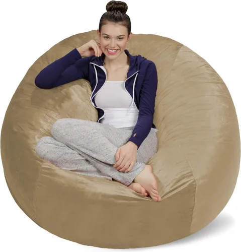 Vista 69 de [Usado] Sofa Sack Funda para Silla Puff Solo la Funda, para Adultos y Niños, Sin Relleno, Cómoda y Esponjosa, Funda de Repuesto para Silla Puff