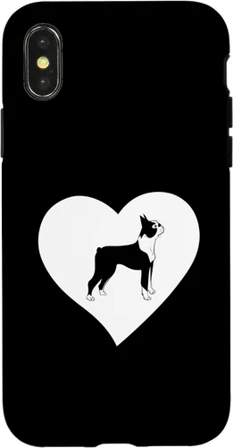 Vista 5 de Boston Terrier Heart Funny Boston Bull Terrier Pet Dog Lover Case for iPhone 17