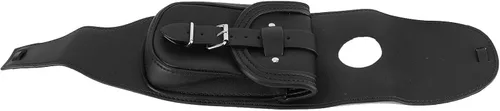 Vista 9 de Naroote Bolsa para tanque de combustible para motocicleta, bolsa de panel de tanque de combustible de piel sintética, bolsa de cubierta de tanque