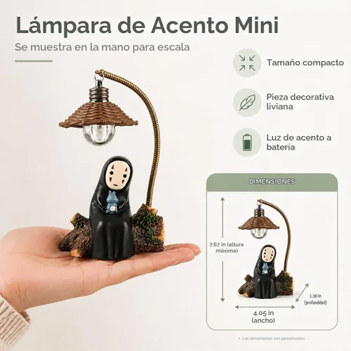 Vista 3 de Lámpara Sin Cara, Luz Nocturna Sin Cara para Niños, Regalo para Decoración del Hogar