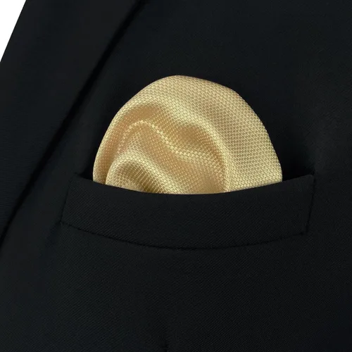Vista 59 de S&W SHLAX&WING Conjunto de corbata de color sólido y pañuelo de bolsillo para hombre