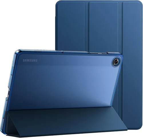 Vista 10 de JETech Funda para Samsung Galaxy Tab A9+ / A9 Plus de 11 pulgadas 2023, funda protectora delgada y translúcida trasera de tres pliegues para tablet