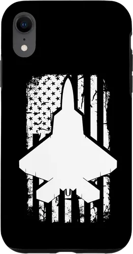 Vista 25 de F22 Raptor US Flag Fighter Airplane Jet Plane Aircraft Case for iPhone 17