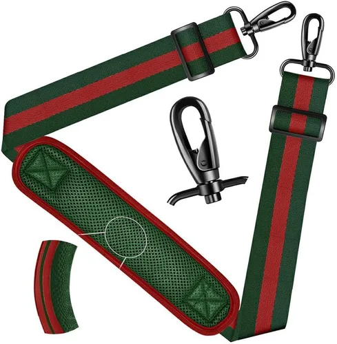 Vista 43 de ZINZ Correa de hombro universal de 59 pulgadas con almohadilla transpirable fija ultra gruesa, correa de hombro ajustable y resistente para bolsa