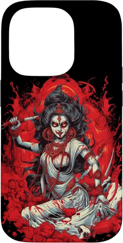 Vista 17 de iPhone 16 Kali Goddess of Death, Time and Doomsday Hindu God Occult Case