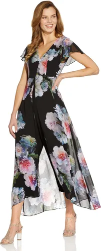 Vista 3 de Adrianna Papell Mono estampado floral para mujer Negro Multi