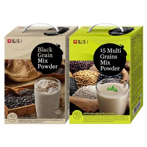 Vista 18 de Damtuh Misugaru - Mezcla de bebida en polvo, mezcla coreana de 12 granos tostados multigrano con quinua, avena, lentejas y garbanzos, bebida
