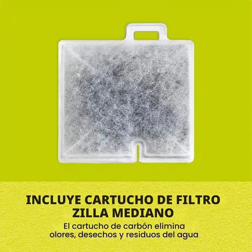 Vista 4 de Zilla Filtro de agua interno para reptiles para mascotas acuáticas, para hasta 20 galones