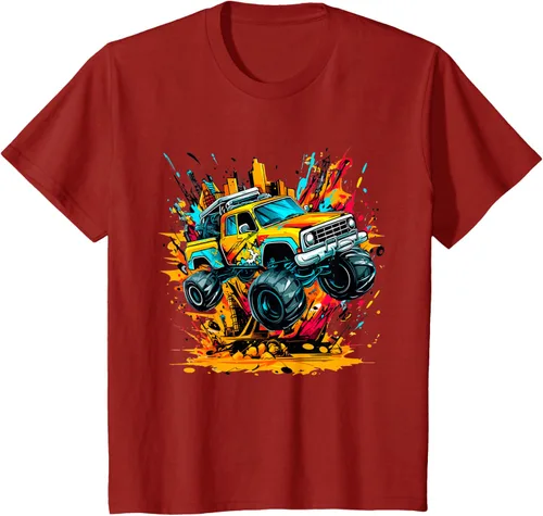 Vista 75 de Monster Trucks Are My Jam - Camiseta Monster Truck, Negro