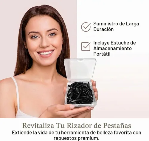 Vista 3 de Compatible con almohadillas de repuesto para rizador de pestañas Shiseido Blackb (apto para Shiseido)