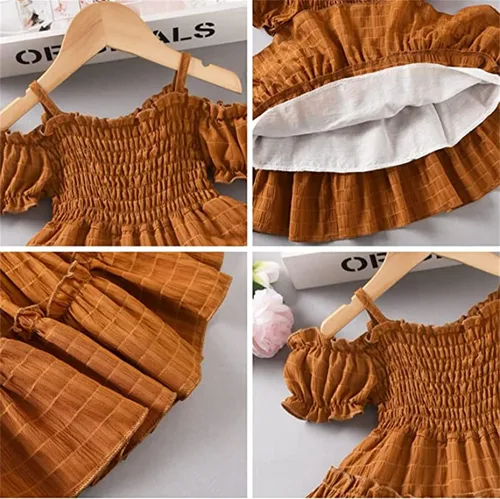 Vista 5 de Vestidos de princesa de fiesta para niñas pequeñas de 18 meses a 8 años