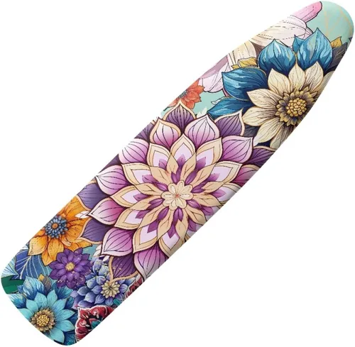 Vista 17 de Funda para tabla de planchar con diseño de estrella de mar de playa, resistente a los abrasadores, extra ancha, cubierta para tabla de planchar