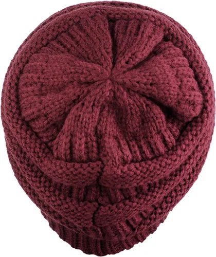 Vista 307 de C.C Trendy Warm Chunky Soft Stretch Cable Knit Beanie
