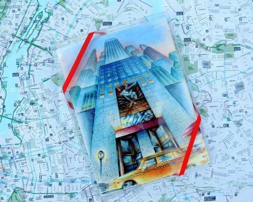 Vista 3 de Ceramic Wall Art Tile, Rockefeller Center, New York City, 6" x 8