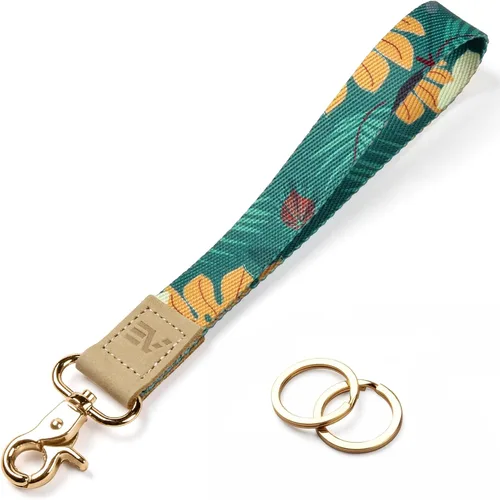 Vista 50 de EcoVision - Llaveros lindos con correa para llaves, llavero de muñeca para mujer, correa de insignia con 2 argollas para llaves