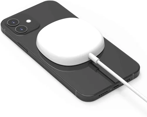 Vista 4 de PureGear Almohadilla de carga inalámbrica rápida con certificación Qi de 15 W para iPhone 12/12 Pro / 12 Pro Max / 12 Mini compatible con carcasa