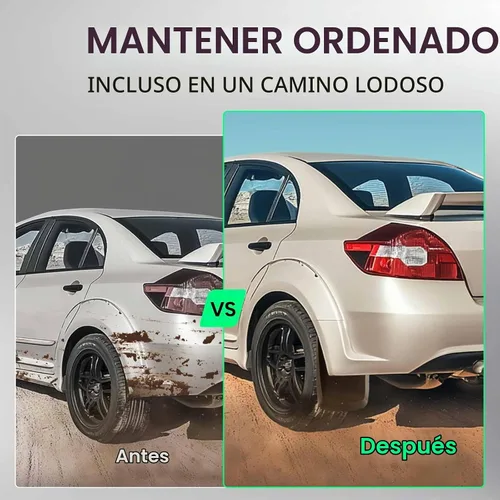 Vista 4 de YHTAUTO Juego de 4 guardabarros y protectores contra salpicaduras, accesorios de repuesto para Honda Civic 1996-2000 Coupé Sedán, no apto