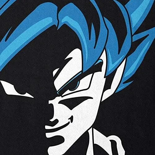 Vista 2 de Original Goku azul dios modo hombres camiseta