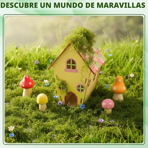 Vista 4 de DoubleFill Juego de 12 juegos de casa de hadas, manualidades para niños