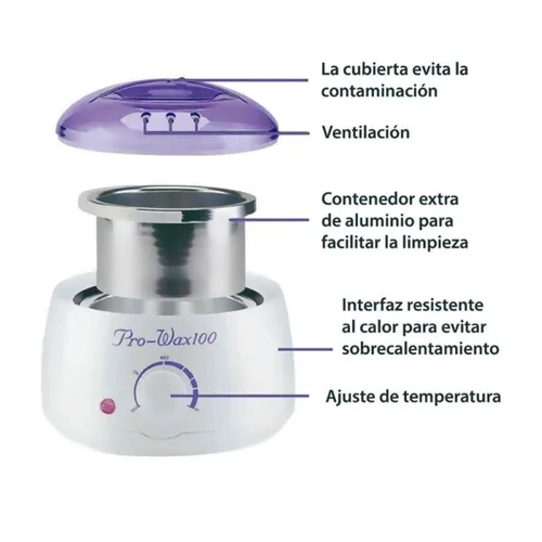 Vista 3 de Calentador De Cera Mini Máquina