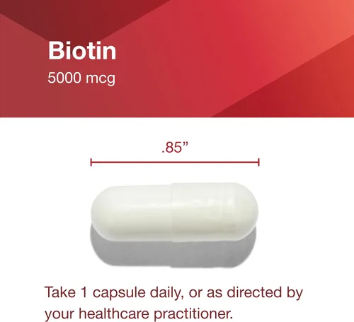 Vista 7 de PROTOCOL FOR LIFE BALANCE Biotina 5,000mcg - Suplemento de vitamina B7 - Soporte para el cabello, la piel, las uñas - para el metabolismo