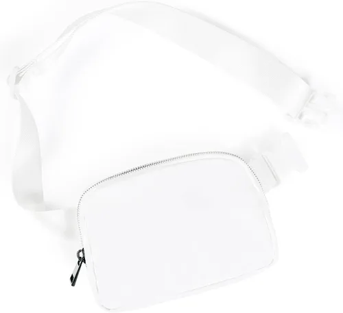 Vista 33 de ODODOS Minicangurera unisex con correa ajustable; pequeña bolsa de la cintura para entrenamiento, correr, viajes y senderismo, DESERT SAGE
