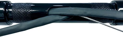 Vista 5 de Dominator Industries Manillar Ape Hanger de 1 1/4 pulgadas precableado de 16 pulgadas compatible con Harley-Davidson Bagger Touring Electra