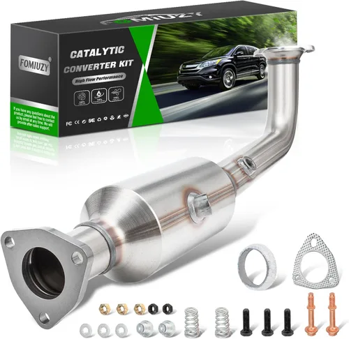 Vista 8 de Kit de convertidor catalítico frontal de alto flujo de ajuste directo para Honda CRV 2002 2003 2004 2005 2006 2.4L Reemplazo 16167