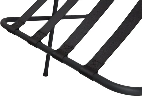 Vista 5 de Mabel Home Portaequipajes plegable de metal negro