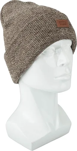 Vista 6 de Levi's All Season Comfy Leather Logo Patch Cuffed Hero Beanie