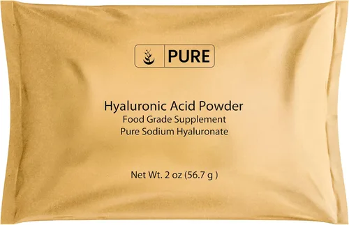 Vista 4 de Pure Original Ingredients, Polvo de ácido hialurónico, 1 oz Para rutinas de cuidado de la piel, preparación cosmética y rutinas de cuidado personal