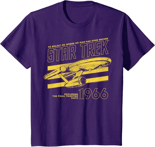 Vista 18 de Star Trek: The Original Series Enterprise '66 Collegiate Camiseta Negro