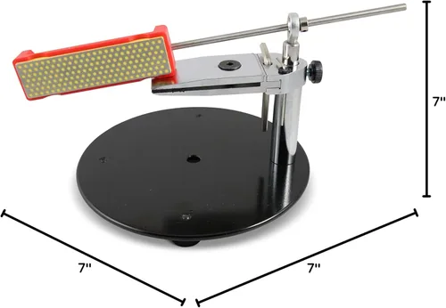 Vista 10 de Afiladores de cuchillos profesionales para cuchillos de cocina – Diamante – Diseñado con abrazadera apretada, base estable – Fácil de montar