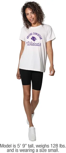 Vista 2 de Colección oficial de camisetas sueltas para mujer, color blanco