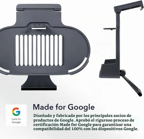 Vista 2 de Wasserstein Soporte de TV para Google TV Streamer 4K - Soporte de clip para Google TV Streaming Box (carbón) - Hecho para Google