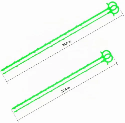 Vista 3 de 5 en 1 compatible con drenaje de pelo de serpiente con 5 paquetes de herramienta de limpieza para eliminar obstrucciones (verde)