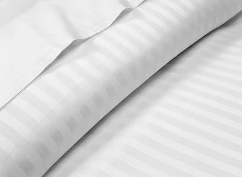 Vista 9 de True Luxury Twin Sheets, 100% Egyptian Cotton 400-Thread-Count Bed Sheets, 4-PC Sheet Set, Single Ply Long-Staple Yarns, Sateen Weave, Fits Mattress