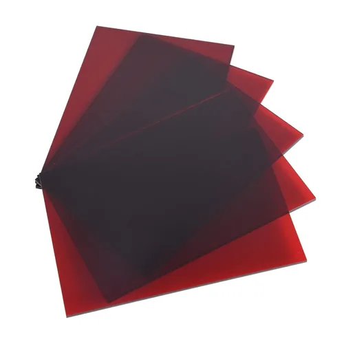 Vista 9 de Paquete de 5 hojas acrílicas de color azul translúcido transparente fácil de cortar para proyectos de arte de bricolaje, manualidades, proyectos