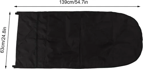 Vista 7 de Toldo para kayak, resistente al agua, plegable, para canoa (negro)