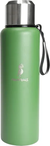 Vista 9 de Aquapelli Botella de agua aislada al vacío, 34 onzas, azul mezclilla
