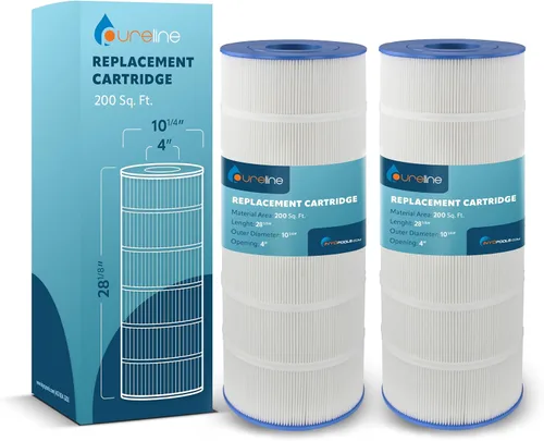 Vista 9 de Pureline Filtro de cartucho de repuesto para piscina, 200 pies cuadrados, PL0167, compatible con Hayward Swimclear C200S, CX200XRE, Unicel C-9442