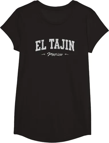 Vista 5 de Camiseta de recuerdo deportivo El Tajin Mexico, Negro